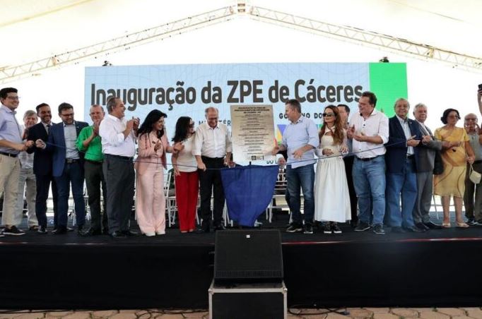 Geraldo Alckmin inaugura Zona de Processamento de Exportação em Cáceres, no Mato Grosso, voltada à produção para exportação