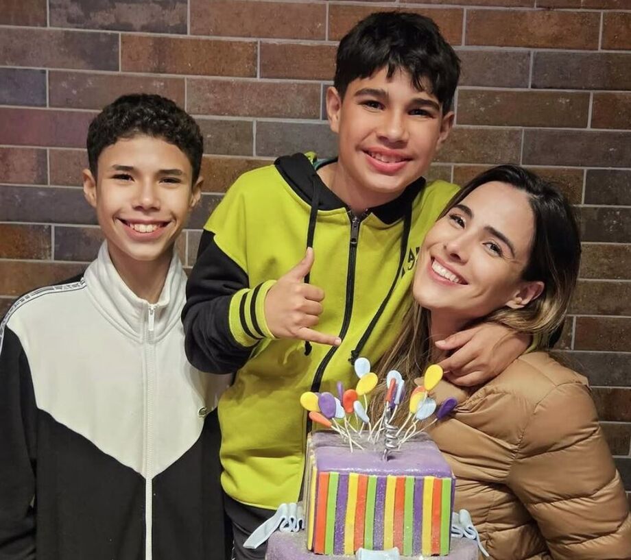 Wanessa Camargo tem dois filhos do casamento com Marcus Buaiz: José Marcus, de 13 anos, e João Francisco, de 10