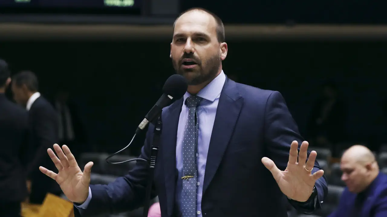 O deputado federal Eduardo Bolsonaro (PL-SP)