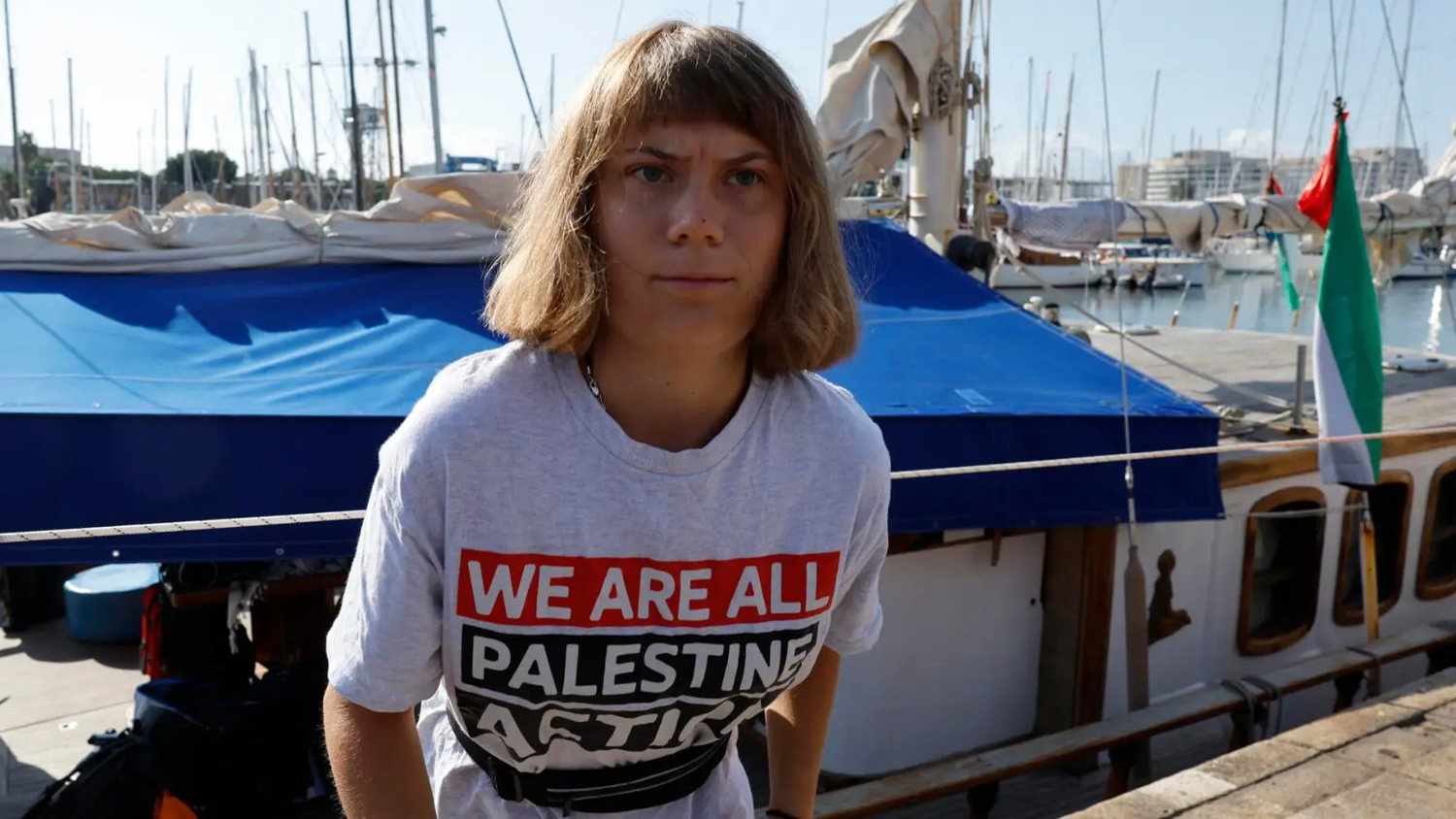 A ativista sueca Greta Thunberg.