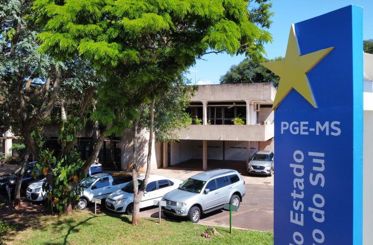 Fachada da Procuradoria-Geral do Estado de MS
