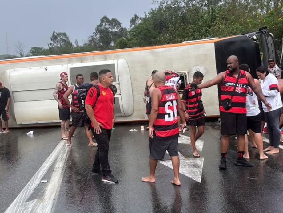 Acidente foi registrado na Rodovia Dutra, no município de Barra Mansa, no Rio de Janeiro