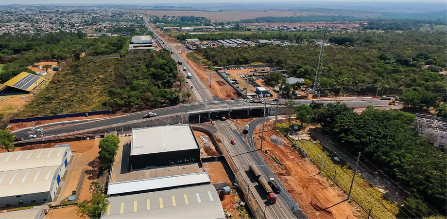 Obras do novo viaduto da Chácara dos Poderes avançam para a fase final e devem ser concluídas em novembro deste ano.