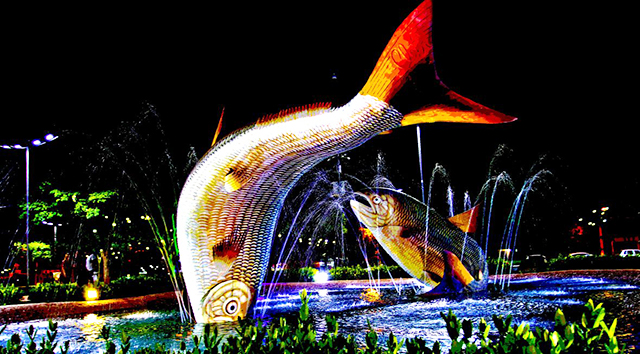 Praça central de Bonito