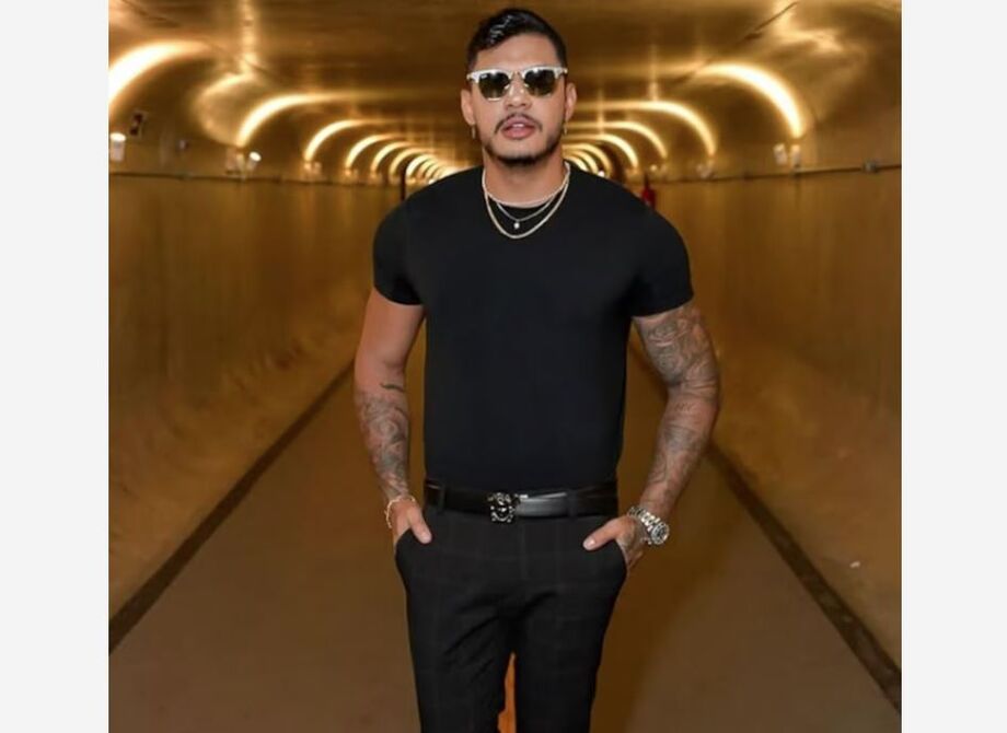 O rapper Hungria, que está internado em Brasília sob suspeita de ter consumido bebida adulterada.