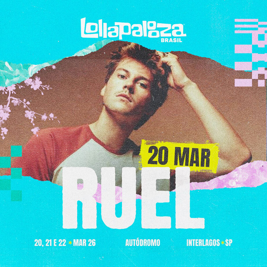 Ruel e Blood Orange são as novas atrações confirmadas no Lollapalooza Brasil 2026, que acontece em março no Autódromo de Interlagos