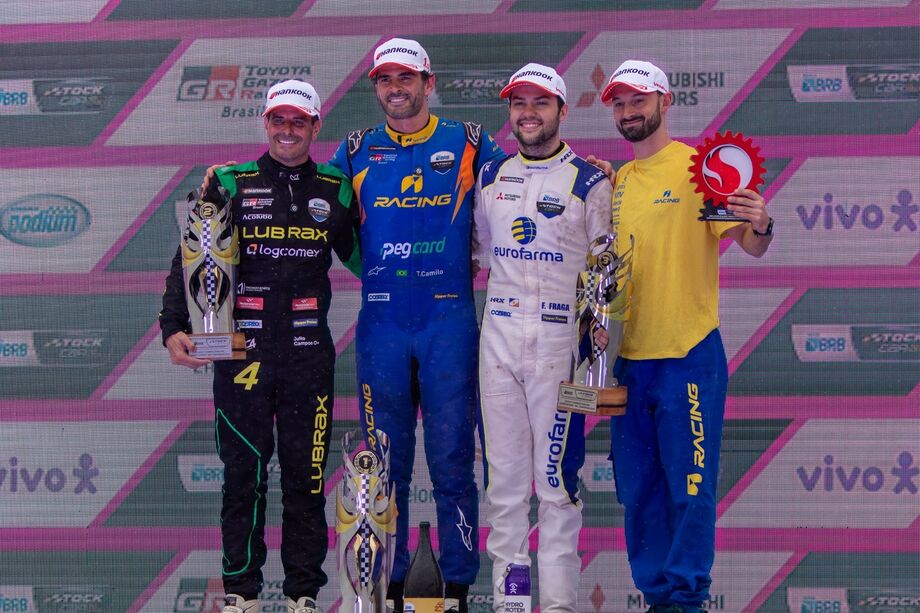 Thiago Camilo vence sob chuva em Campo Grande e domina a corrida principal da Stock Car; Felipe Fraga sobe ao pódio e retoma liderança do campeonato
