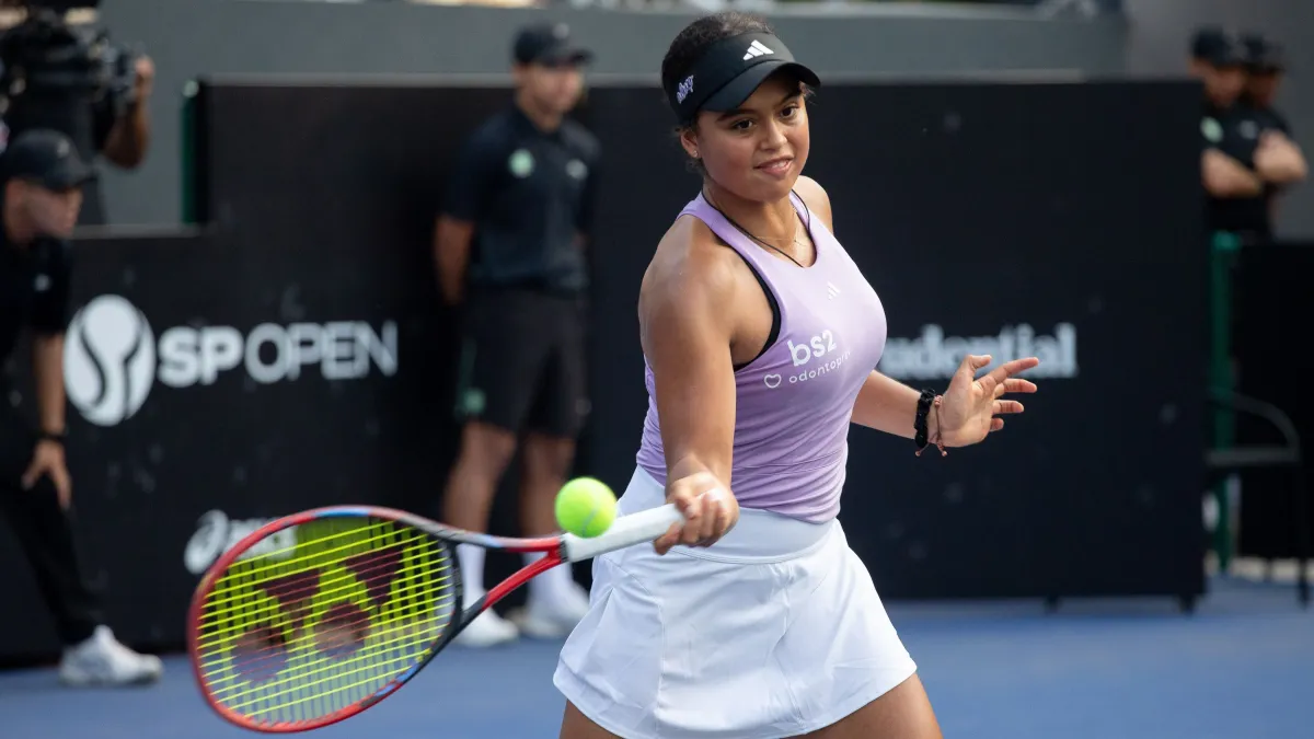 Naná Silva derrota chilena e avança à primeira final como tenista profissional aos 15 anos