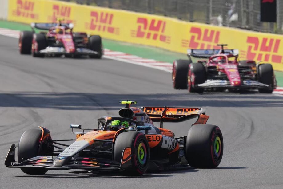 Lando Norris durante o GP do México de F1