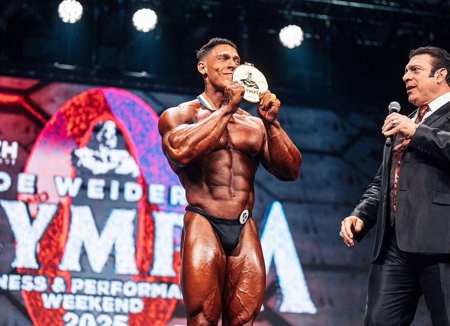 Ramon Dino se tornou o primeiro homem brasileiro a ganhar o Mr. Olympia 2025.