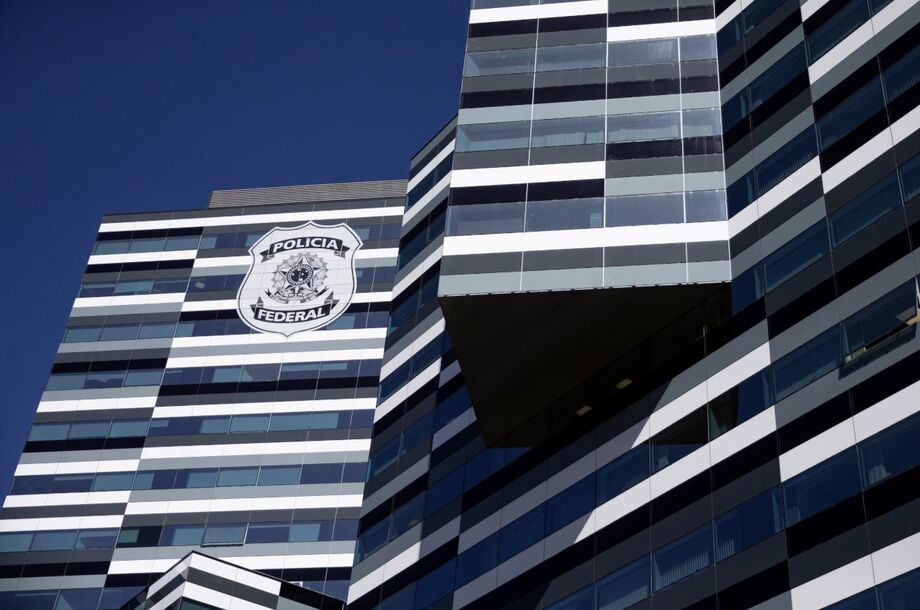 Fachada da sede da Polícia Federal
