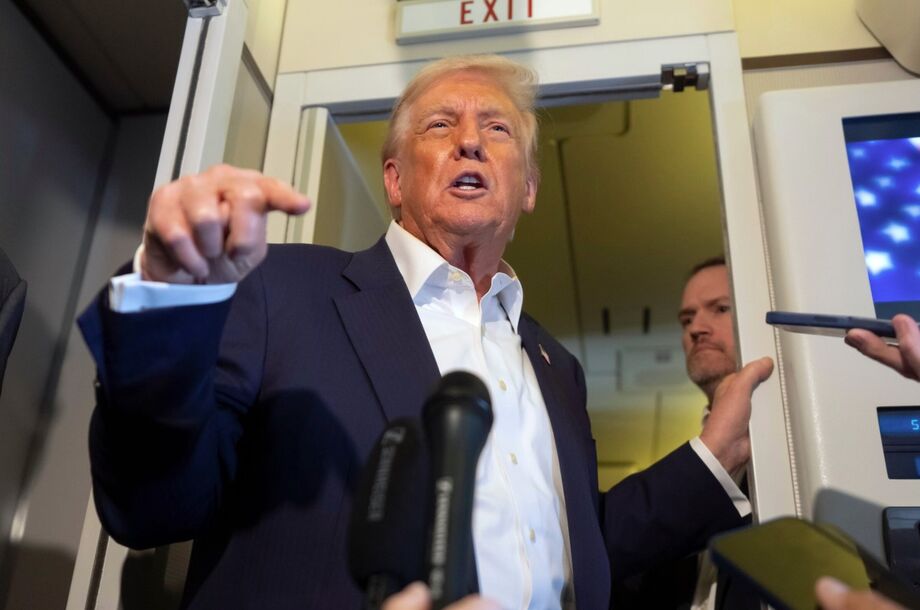 Na imagem, presidente Donald Trump.