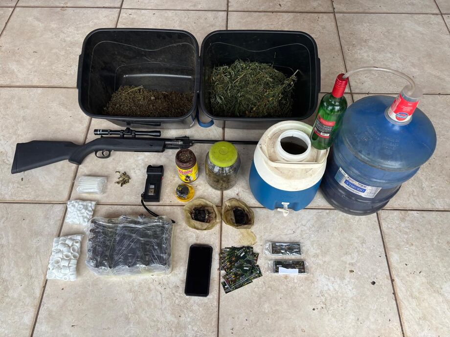 Homem é preso em Três Lagoas com maconha e arma em operação da Polícia Civil de MS e SP.
