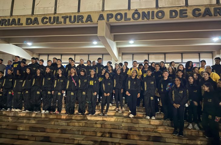 Atletas e dirigentes da delegação de Mato Grosso do Sul participam dos Jogos Escolares Brasileiros, em Uberlândia (MG). Evento reúne estudantes de todo o país entre os dias 5 e 28 de outubro.