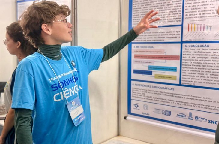 Estudantes do Bioparque Pantanal apresentam projetos científicos na Fetec MS, a maior feira científica do Estado