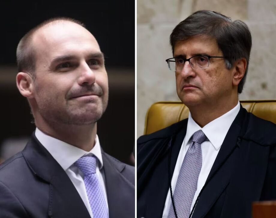 Eduardo Bolsonaro e Paulo Gonet