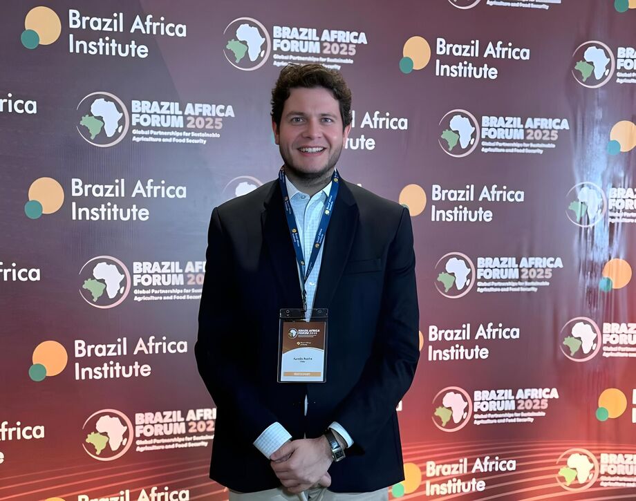 Aurélio Rocha representou a Fiems no fórum internacional e destacou a vocação de Mato Grosso do Sul para a integração comercial entre continentes.