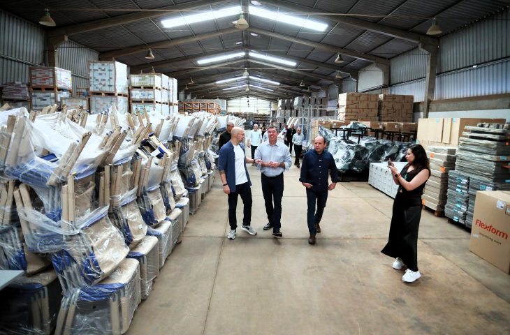 Central da REE em Campo Grande garante abastecimento das 352 escolas estaduais de Mato Grosso do Sul.