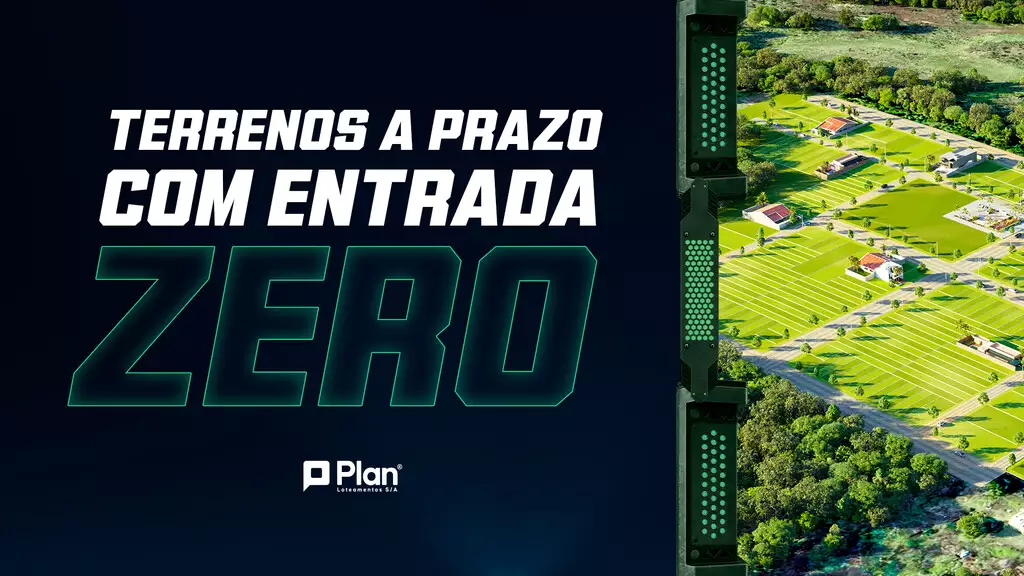 Campanha da Plan Loteamentos oferece entrada zero e cinco parcelas grátis em terrenos de MS para quem indicar amigo comprador.