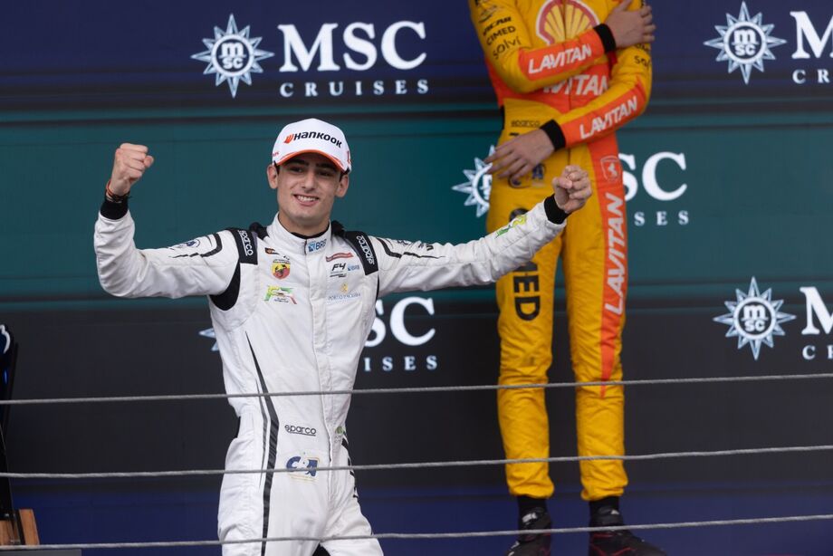 Fiorentino foi protagonista da prova que abriu o GP Interlagos da Fórmula 4