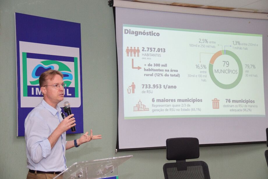 Economista Daniel Tha apresenta dados de resíduos de Mato Grosso do Sul
