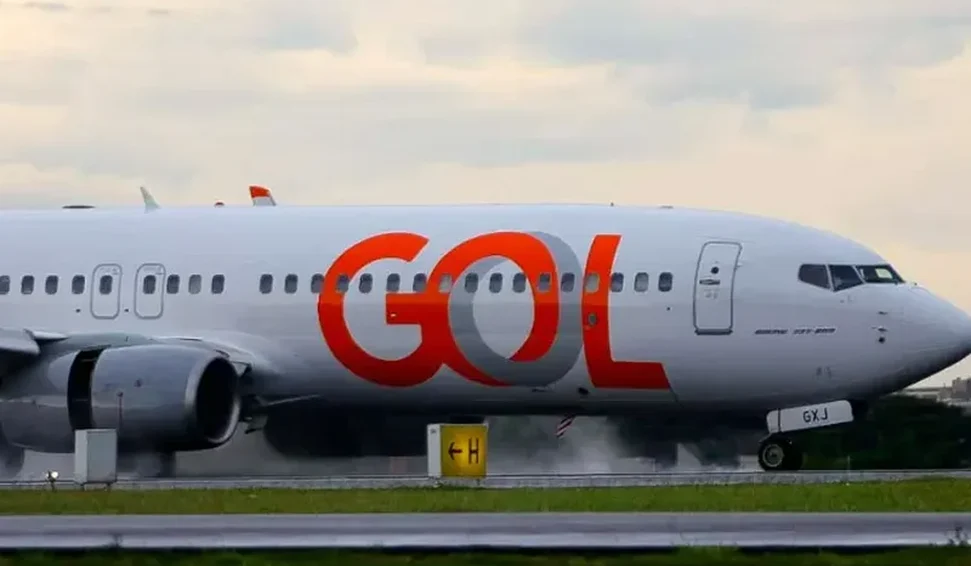 A viagem era operada pela empresa Gol