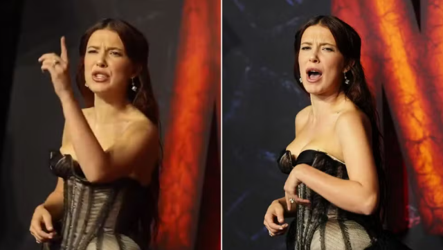 Millie Bobby Brown se irrita com fotógrafo no tapete vermelho