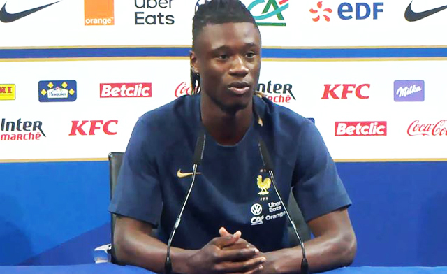 Camavinga declarou torcida pelo Flamengo por causa da amizade com Vini Jr, ex-jogador do clube carioca.