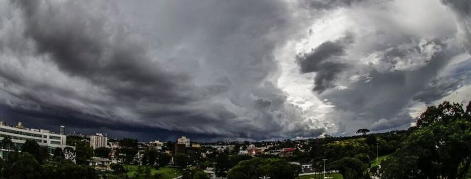 Defesa Civil alerta para temporais isolados e risco de granizo em regiões do Paraná.