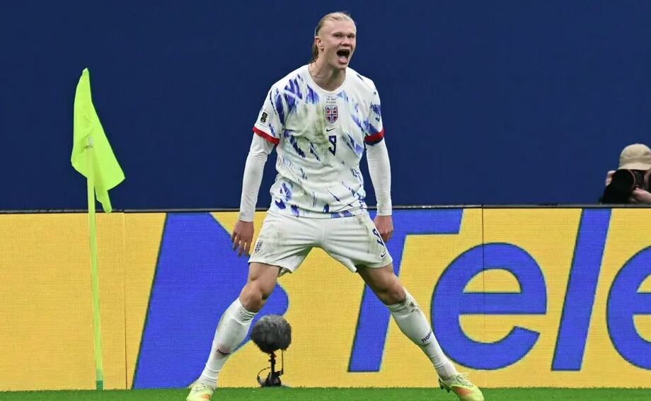 Haaland brilha em noite histórica e leva Noruega de volta à Copa do Mundo após 28 anos