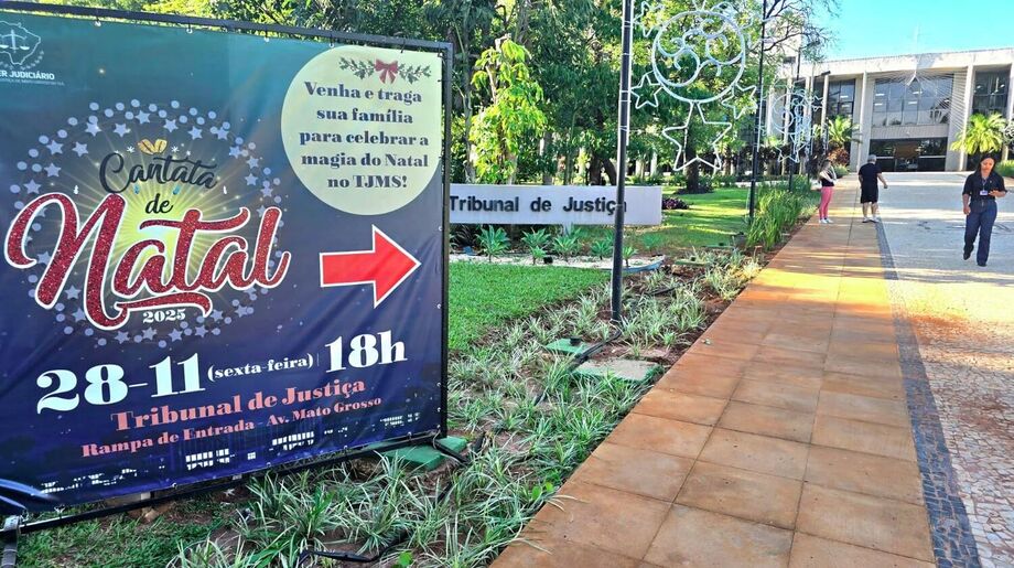 Coral do TJMS realiza cantata de Natal aberta ao público nesta sexta-feira, às 18h, em Campo Grande