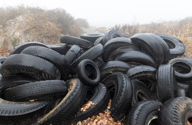 Legenda da foto: Pneus ganham nova destinação com foco em sustentabilidade e economia circular em MS