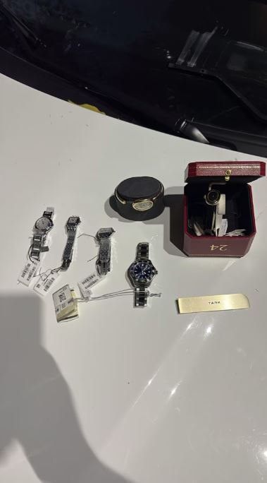 Sete relógios de luxo apreendidos foram avaliados em R$ 270 mil
