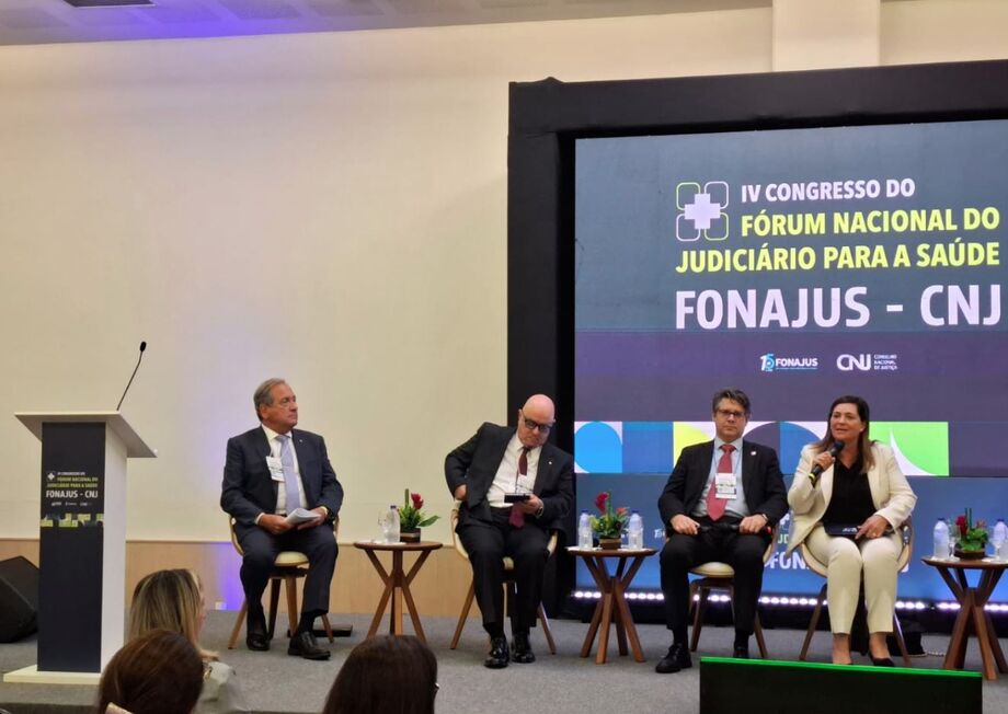TJMS apresenta plataforma do Cejusc Saúde no IV Congresso do Fonajus