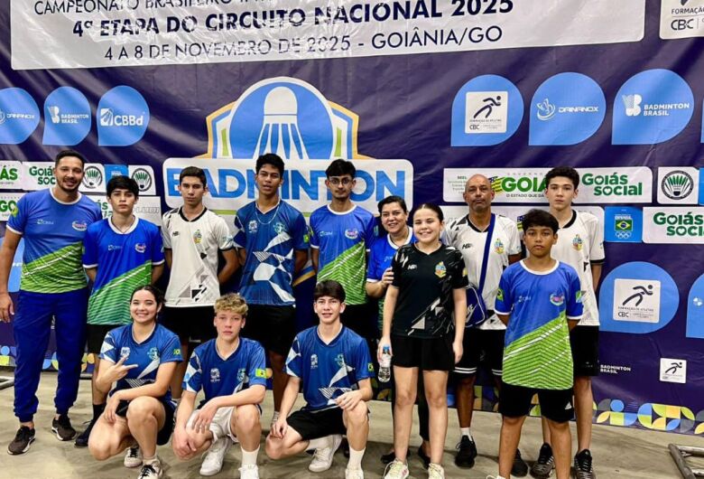 Atletas de MS disputam etapa do Brasileiro de Badminton