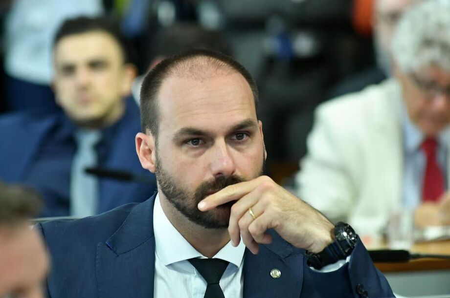 Eduardo Bolsonaro está nos Estados Unidos desde fevereiro.