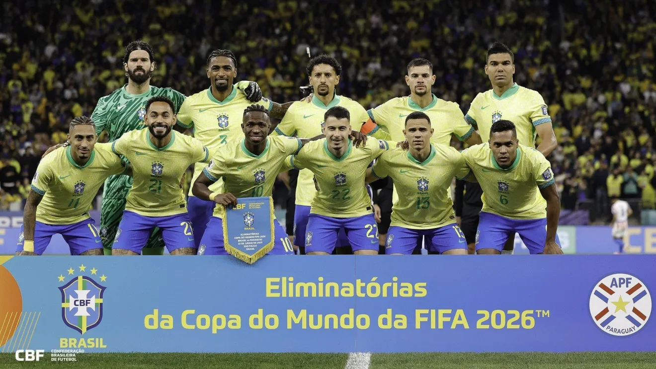 Única equipe a participar de todos os Mundiais, Seleção Brasileira terminou as Eliminatórias Sul-Americanas na quinta colocação e garantiu vaga para a Copa de 2026.