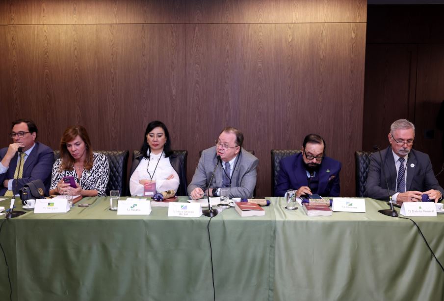 Presidente do TJMS, desembargador Dorival Pavan, durante o Encontro dos Tribunais em Belo Horizonte.