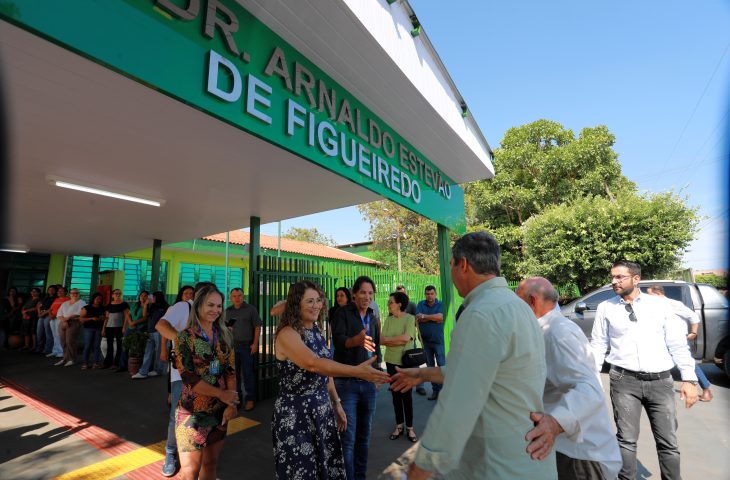 Reforma e ampliação da escola estadual foram destaque do pacote de investimentos anunciados em Figueirão.