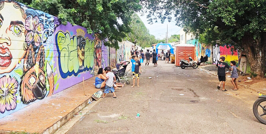 Dia do Graffiti realizado na Nhanhá em março deste ano