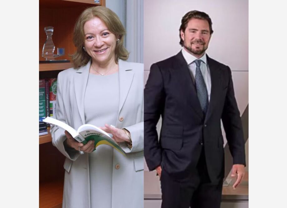 A desembargadora Solange Salgado da Silva e o dono do Banco Master, Daniel Vorcaro.