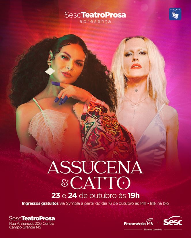 Duas das vozes mais marcantes da nova geração homenageiam grandes intérpretes femininas da MPB no Sesc MS.