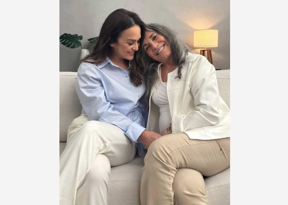 Gabriela e Regina Duarte já estiveram juntas na TV e no teatro.