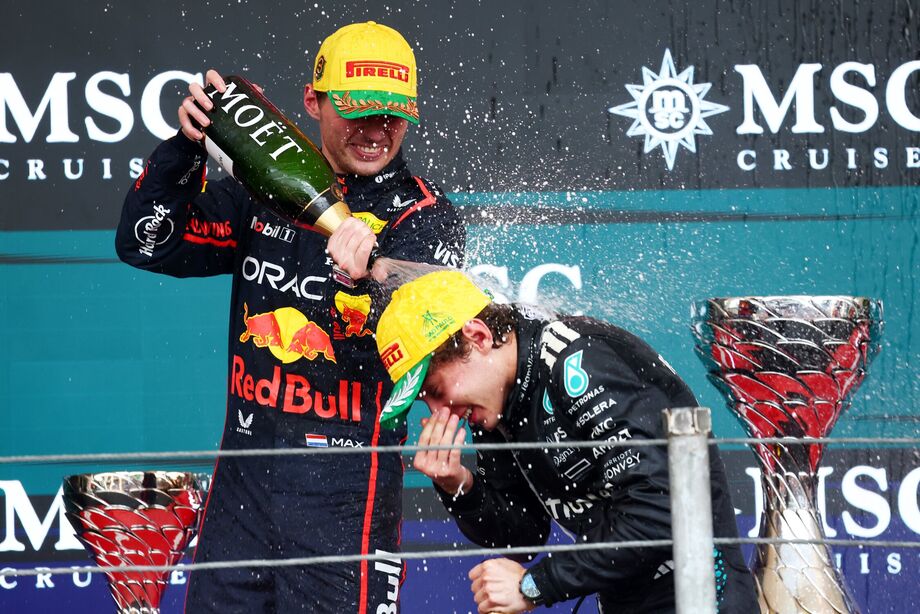Max Verstappen, da Red Bull termina em terceiro lugar