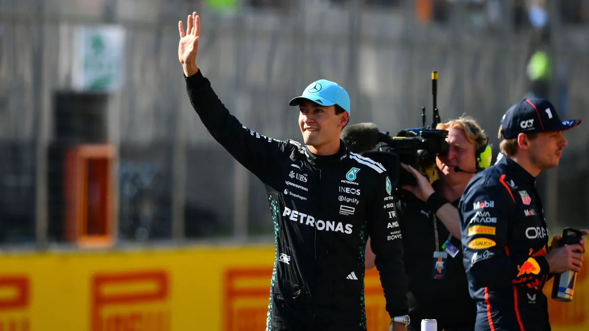 George Russell participa de evento da Petronas em São Paulo e demonstra otimismo para o GP do Brasil