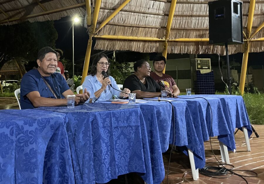 Moradores da Aldeia Marçal participam de audiência pública sobre moradia indígena em Campo Grande