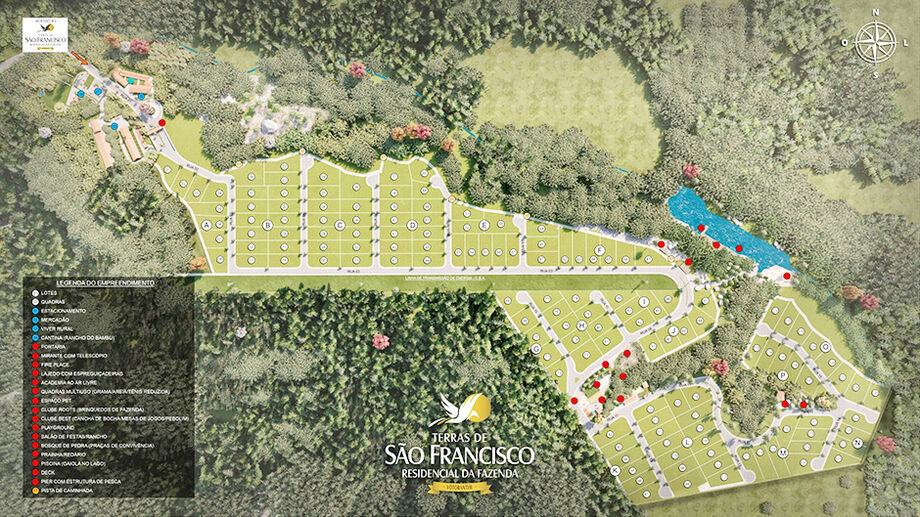 Para quem quer conhecer o Terra São Francisco ou outras oportunidades, a equipe da Busy está atendendo no estande montado na entrada da Expogenética