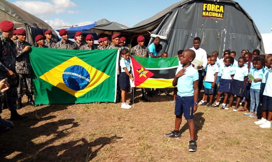 Força Nacional brasileira atuou na reconstrução de Moçambique após o ciclone de 2019. Cooperação entre os países completa 50 anos com nova visita de Lula.