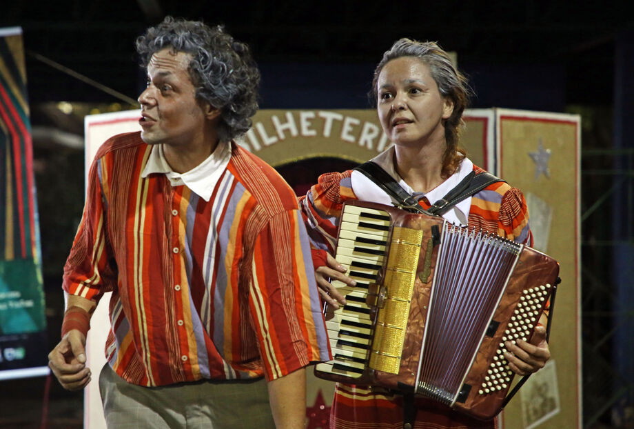 O espetáculo circense Grand Finalle, da Cia Pisando Alto