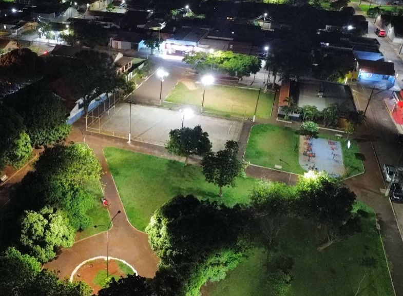 Quadra da Praça Coophasul será totalmente revitalizada com nova estrutura, pintura e equipamentos esportivos